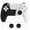 black and white, variant on PS Five Controller Skin, Anti-Slip Soft Silicone Protective Cover Case, for 5 Controller Grip Accessories