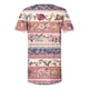thumbnail image 5 of TaTaai Women's Printed Pullover Top, Soft Breathable Cotton, Loose Fit, Short Sleeve V-Neck, Ruching Buttons, Casual Daily Office Outings Spring Summer Multi-Color Gift, 5 of 5