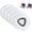 5 Count (Pack of 1), variant on Spin Mop Replacement Head 3 Pack Mop Refill Compatible with Ocedar Triangle Swivel Mops Microfiber Swivel Mop Refill,Deep Clean,Machine Washable and Easy to Replace