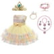 thumbnail image 1 of Vestido de princesa para niñas, vestido de baile, fiesta de bodas, desfile, vestido de Navidad para niños zhangyuxiang unisex, 1 of 2