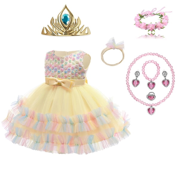 Vestido de princesa para niñas, vestido de baile, fiesta de bodas, desfile, vestido de Navidad para niños zhangyuxiang unisex