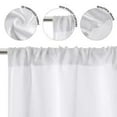 thumbnail image 4 of Mainstays 4 panneaux de rideau occultants en son genre, ensemble de 4, blanc, 28 po L x 84 po L, 4 of 4