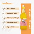 thumbnail image 3 of Truly Cold Pressed Peanut Oil, Wood Pressed Unrefined Groundnut Oil, No Solvents, Single Ingredient, 33.8 fl oz (1 L), 3 of 8