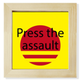 thumbnail image 1 of Press The Assault Art Deco Fashion Square Picture Frame Wall Tabletop Display, 1 of 3