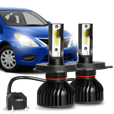 For 2007-2019 Nissan Versa LED Headlight Bulbs 9003/H4 High/Low Beam 6000K White 2pack