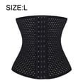 thumbnail image 2 of Entrenador de cintura para mujer, moldeador de cuerpo de reloj de arena de grasa inferior del vientre, faja moldeadora de cintura mejorada con extensor de huesos de acero, 2 of 5