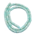 thumbnail image 2 of Natural Amazonite Beads Strands Flat Round/Disc Heishi Beads 4x2mm Hole: 0.5mm about 78pcs/strand 15.35''(39cm), 2 of 3