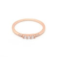 thumbnail image 2 of UIONEN Sterling Silver Stacking Ring Simple Dainty Rose Gold Ring Rings Women Sizes 6, 2 of 3