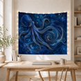 thumbnail image 4 of Moon Stars Dominated with Octopus Shades Head Upper, Mystical Fantasy for Space Lovers, Galaxy Room Decor, Graduation Gift, Tapestry Wall Hanging for Bedroom and Dorm, 4 of 6