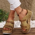 thumbnail image 2 of Domuza Orthopedic Casual Sandals for Women Slip on Non Slip Arch Support Summer Flat Sandals Breathable Orthopedic Slippers 2026 New Comfort Orthopedic Shoes Brown 7（EU-38）, 2 of 6
