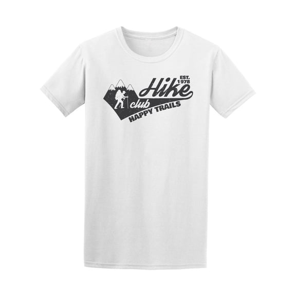 Hike Club Est 1978 Happy Trials Tee Men's -Image by Shutterstock