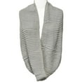 thumbnail image 2 of Wrapables® Thick Knitted Winter Warm Infinity Scarf, Smoky Grey, 2 of 6