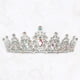 thumbnail image 5 of Tiara de Corona de Diamantes de Imitación Unique Bargains Tono Plateado, 5 of 7
