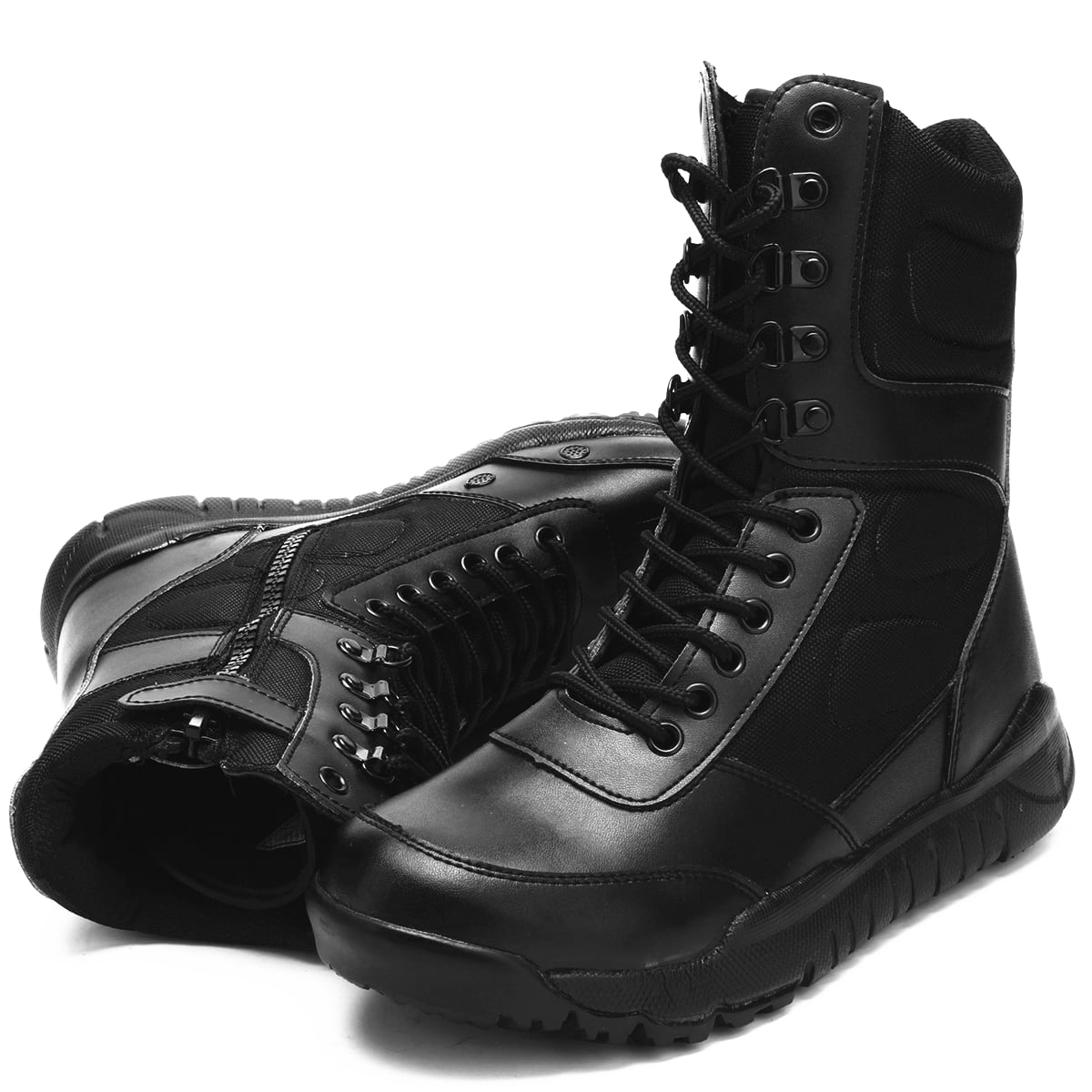 New Fashion Men's Military Ankle Boots High Top Leather Army Combat SWAT Hunting Work Shoes New Fashion Men's Military Ankle Boots High Top Leather Army Combat SWAT Hunting Work Shoes