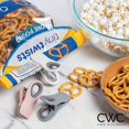 thumbnail image 4 of HAHDAXIA 5 Pc Chip Bag Clips- Kitchen Clips, Magnetic Chip Clips for Bags, Food Bag Clips with Airtight Seal (Speckled Multi), 4 of 5