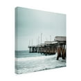 thumbnail image 2 of Janelle Penner 'Calm Seas X no Words' Canvas Art, 2 of 3