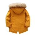 thumbnail image 2 of Generic Girls' Plush Lined Hooded Parka For Fall And Winter Kids Boy's Girls Quilted Pu-ffer Lined Jacket Thick Winter Coat Hooded Winter Water-proof Par-ka Outerwear Girl Teen Winter Coats, 2 of 3