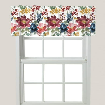 Laural Home Watercolor Fall Window Valance