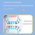 thumbnail image 5 of Cepillo de dientes eléctrico con forma de U de 360 grados con dibujos animados para niños, cargador USB, cepillos de dientes sónicos de silicona automáticos, luz azul, 5 of 5