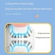 thumbnail image 5 of Cepillo de dientes eléctrico con forma de U de 360 grados con dibujos animados para niños, cargador USB, cepillos de dientes sónicos de silicona automáticos, luz azul, 5 of 5
