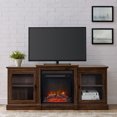 thumbnail image 5 of Manor Park Tiered Fireplace TV Stand for TVs up to 65", Dark Walnut, 5 of 8