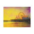 thumbnail image 2 of CADecor Yellow Purple Santa Monica Pier Wall Tapestry Wall Hanging Wall Art Home Decor 60x80 inches, 2 of 2