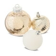 thumbnail image 2 of Champagne Shatterproof Christmas Ball Ornaments, 9.5 in, 75 Count, by Holiday Time, 2 of 6