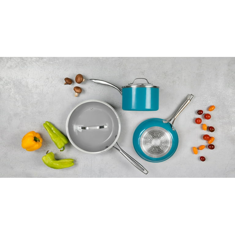 Upgrade Your Kitchen with Gotham Steel Aqua Blue Cookware!