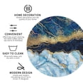 thumbnail image 4 of Disketp Blue Marble Funny Coasters,6 Pcs Leather Coasters With Holder, Perfect Housewarming Hostess Gifts,Protect Furniture From Water Marks Scratch And Damage, 4 of 9