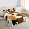 thumbnail image 3 of Castle Fairy 3-Piece Full Comforter Set with Cow Print Design, 3 of 8