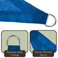 thumbnail image 4 of Pure Garden 10x13ft Sun Shade Sail – UV-Blocking Outdoor Canopy with D-Rings & Ropes, Blue, 4 of 7