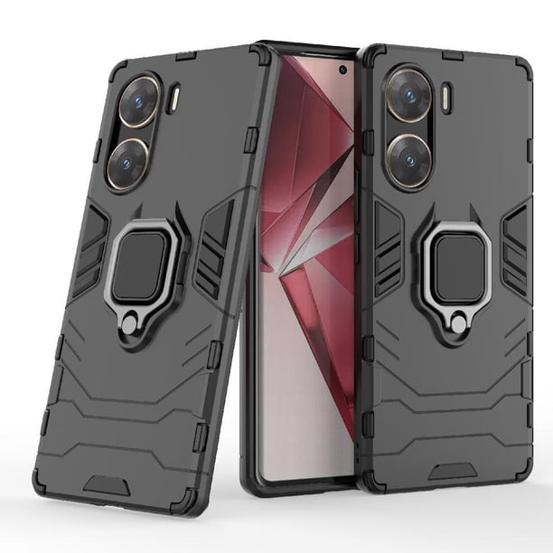 Funda para VIVO V29E 4G con Soporte Anillo Giratorio 360° y Protección Resistente a Golpes y Caídas