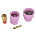 thumbnail image 4 of Welding Torch Kit, TIG Gas Lens  Excellent Plasticity With Connector For WP 9 20 25 For Argon Arc, 4 of 8