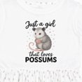 thumbnail image 4 of Inktastic Just a Girl That Loves Possums Girls Toddler Dress, 4 of 5