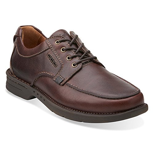 Clarks 26110834: Men's Untilary Pace Moc Toe Shoe Brown Leather (8 D(M ...