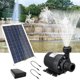 thumbnail image 1 of 800L/H DC 12V Bomba sin escobillas Cascada Fuente Piscina Panel solar Kits de bomba de agua, 1 of 8