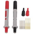 thumbnail image 2 of 2pcs J.30013A Multimeter Test Probes Replaceable Probe Wire Pen With Probe  And Pen Case Red, Black, 2 of 8