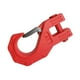 thumbnail image 3 of Gancho de cabrestante, ganchos de arrastre de lengüeta, conector, pieza de reparación de automóviles, soporte de gancho de remolque resistente Rojo, 3 of 9
