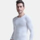 thumbnail image 5 of Sonducket Ropa interior térmica para hombre, cálida, , agradable a la piel, gruesa, capa base básica, vestido cálido, ropa de invierno Camisetas Blanco SG, 5 of 6