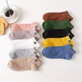 thumbnail image 4 of 10 Pares Calcetines Deportiva Liso Algodón Para Mujer Y Niño, 4 of 8