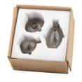 thumbnail image 1 of Light Luxury Gold Small Glass Vase Transparent Creative Hydroponic Dried Flower Vase Color Three-piece Set Decorative Ornaments, 1 of 7