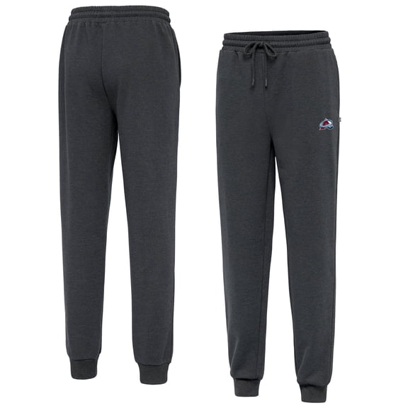 Men's Antigua Heather Charcoal Colorado Avalanche Idol Jogger Pants