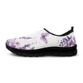 thumbnail image 6 of Psesaysky Butterfly Purple Sneakers Casual Shoes for Girls Women Shock-Absorption Comfortable Loafers 5.5-11.5, 6 of 7