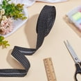 thumbnail image 5 of 24 Yards Double Fold Bias Tape Fabric Bias Binding Tape Seam Binding Tape 0.78 Inch Wide Black Bias Tape with White Dot Sewing Tape, 5 of 6