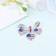thumbnail image 3 of 10 pulseras con bandera americana, aleación, cadena de mano, joyería, pulsera de moda para mujeres, niñas y mujeres (Estados Unidos), 3 of 5