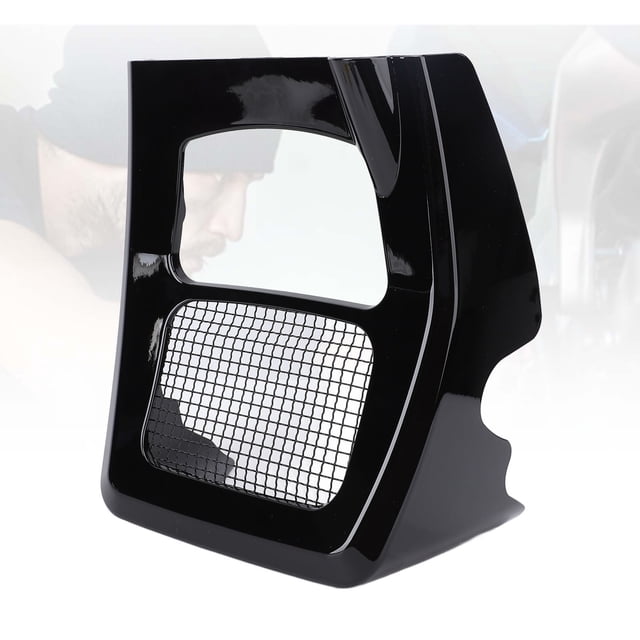 Motorcycle Chin Spoiler, Protective Excellent Heat Dissipation Shockproof Front Chin Spoilers Radiator Cooler Cover for Special FLTRXS 2017 To 2023