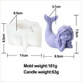 thumbnail image 5 of Beautiful Mermaids Silicone Mold Soap Resin Plaster Making Tool Cake Chocolate Mold Home Decor Birthday, 5 of 9