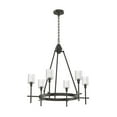 thumbnail image 4 of CH314306UBRC-Kuzco Lighting-Salita - 6 Light Chandelier-Urban Bronze Finish-Ribbed Glass Color, 4 of 5