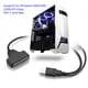 thumbnail image 4 of Injueey Cables adaptadores SATA a USB 2,0 duales de 22 pines, Cable de alimentación de datos SATA de 2,5 pulgadas, 7 + 15 pines, convertidor de disco Teléfono y Comunicación, 4 of 6