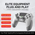 thumbnail image 4 of Controlador de juego de 6 ejes Controlador de Gamepad de vibración de motor dual para interruptor PS4 NS, 4 of 6